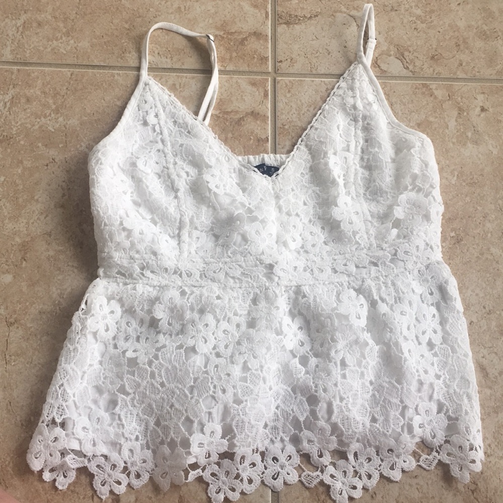 A white tank top.